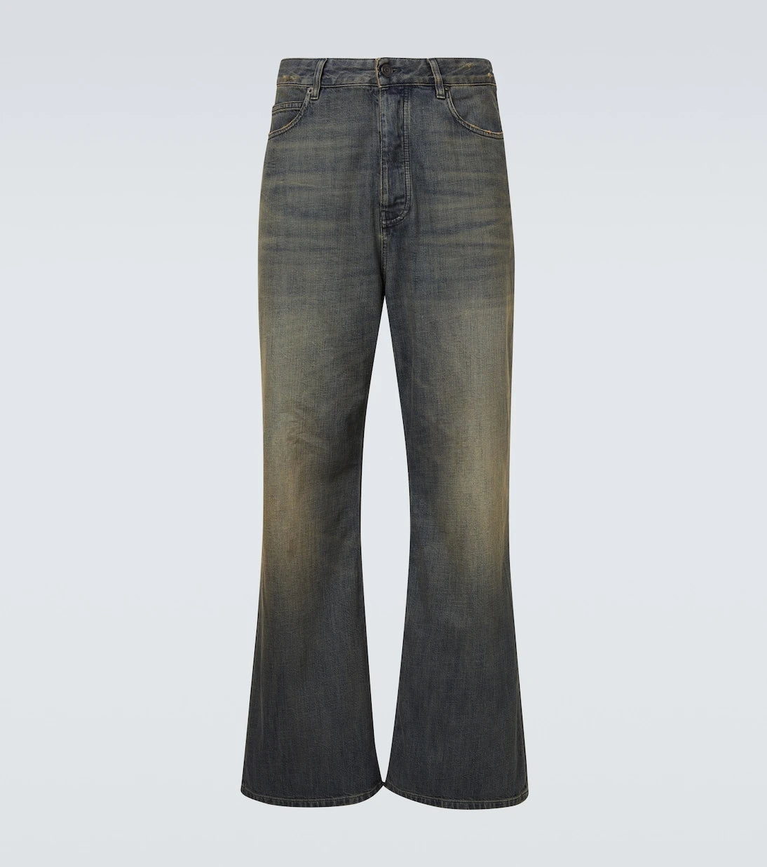 Balenciaga - Faded wide-leg jeans