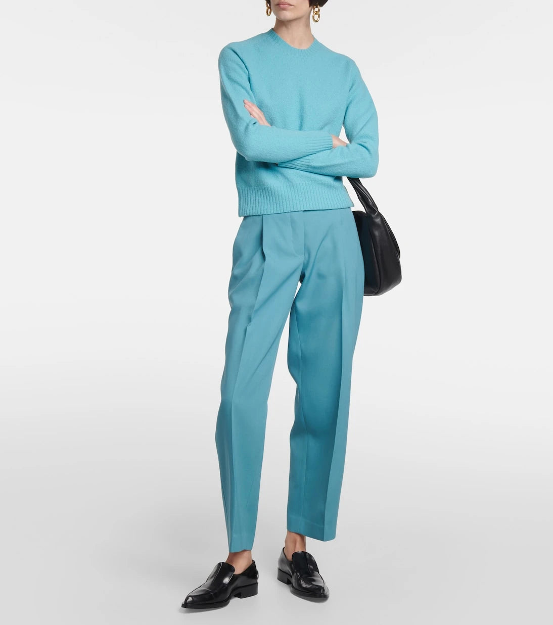 Jil Sander - Pleated wool wide-leg pants