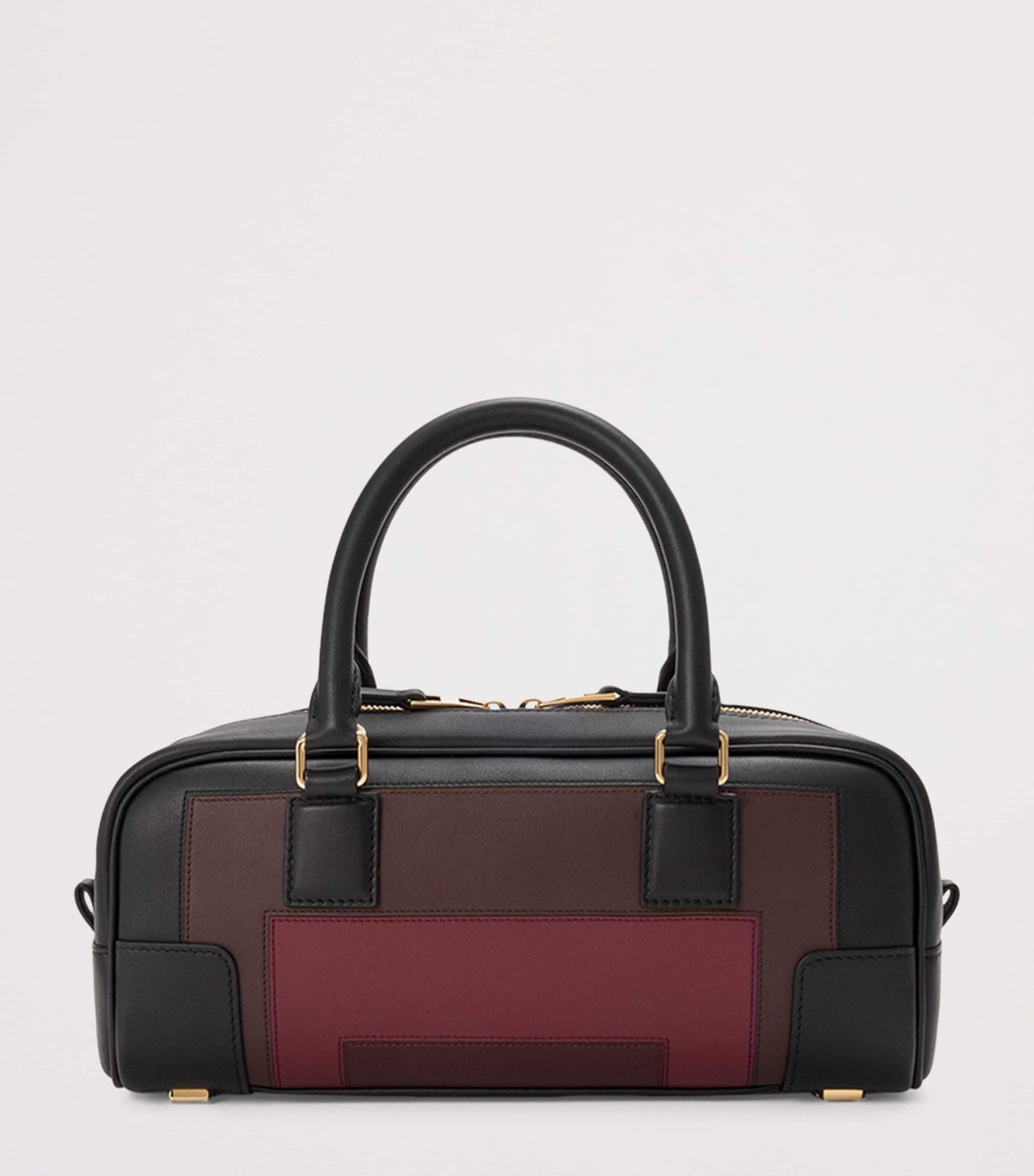 LOEWE Black x Albers Leather Amazona 23 Top-Handle Bag