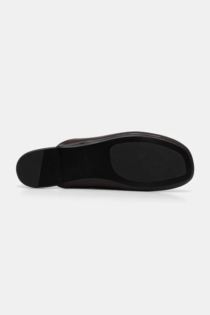 Calvin Klein OBLIQUE BALLERINA SLINGBACK LTH Deri Balerin Ayakkabı