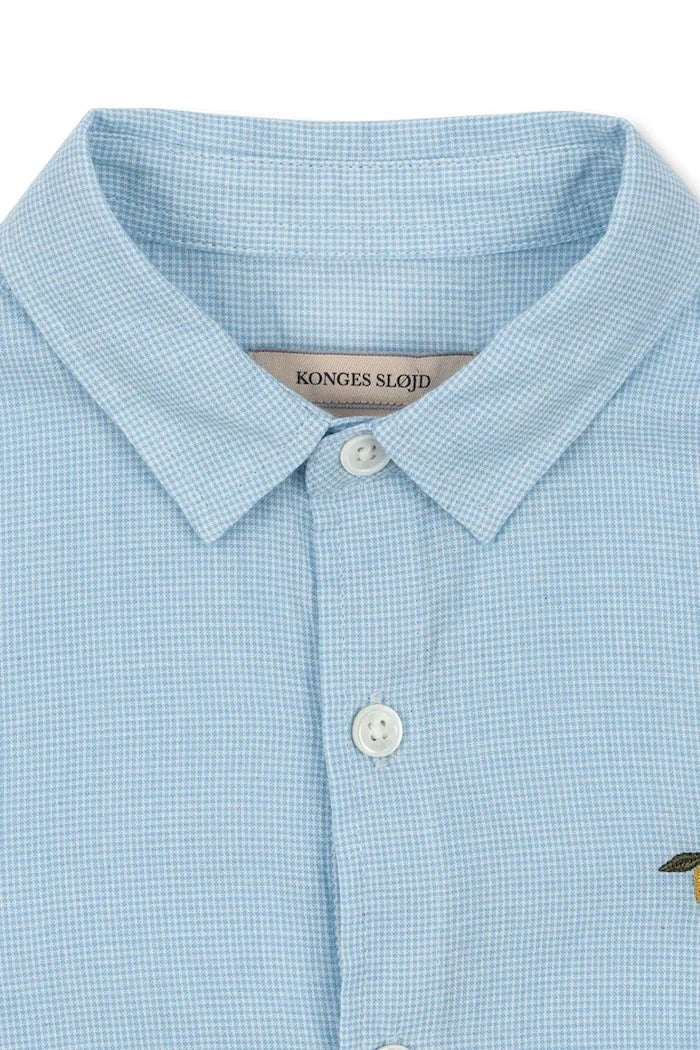 Konges Sløjd çocuk pamuk gömlek FRAN SHIRT GOTS