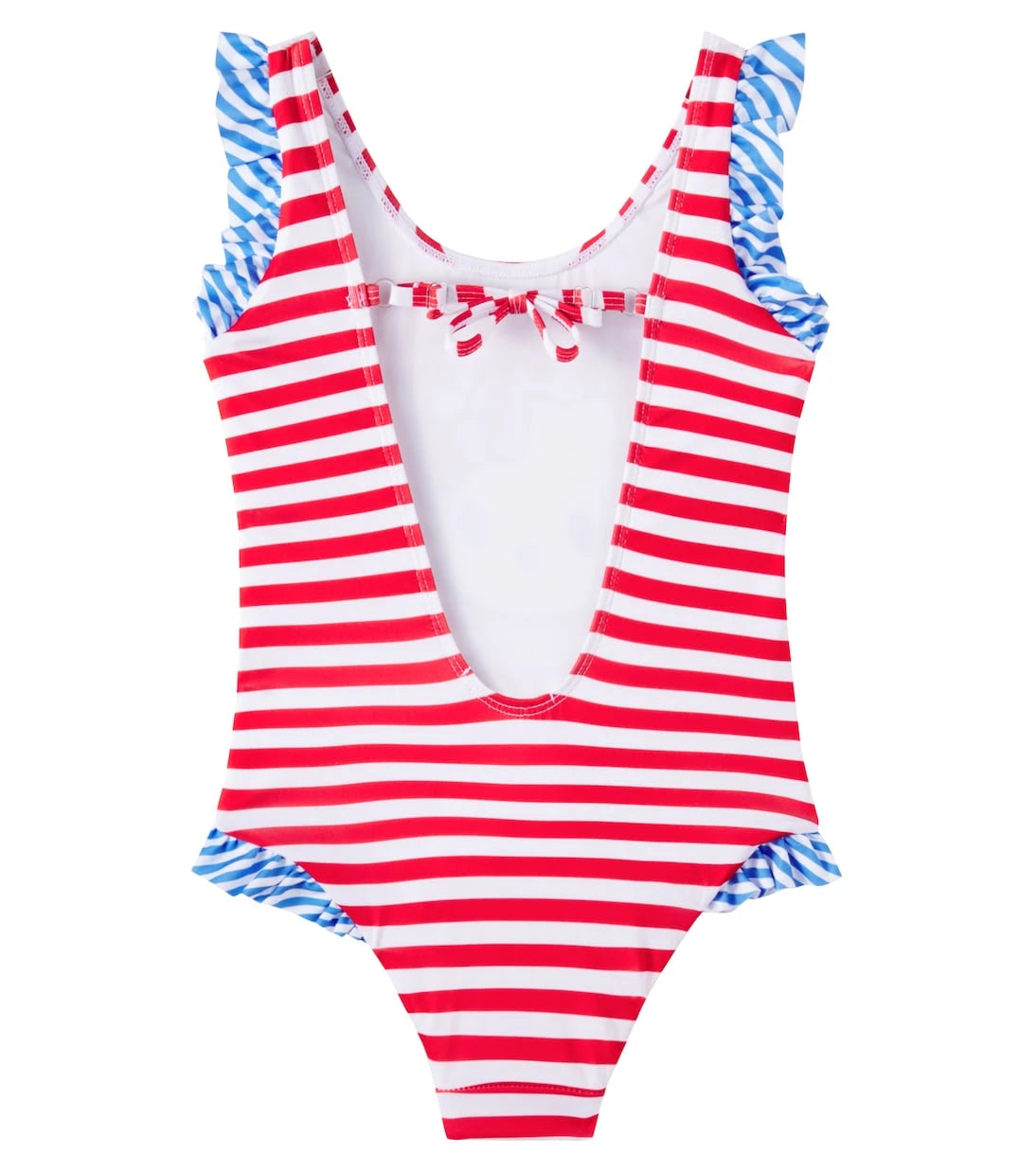 Monnalisa - x Hello Kitty striped swimsuit