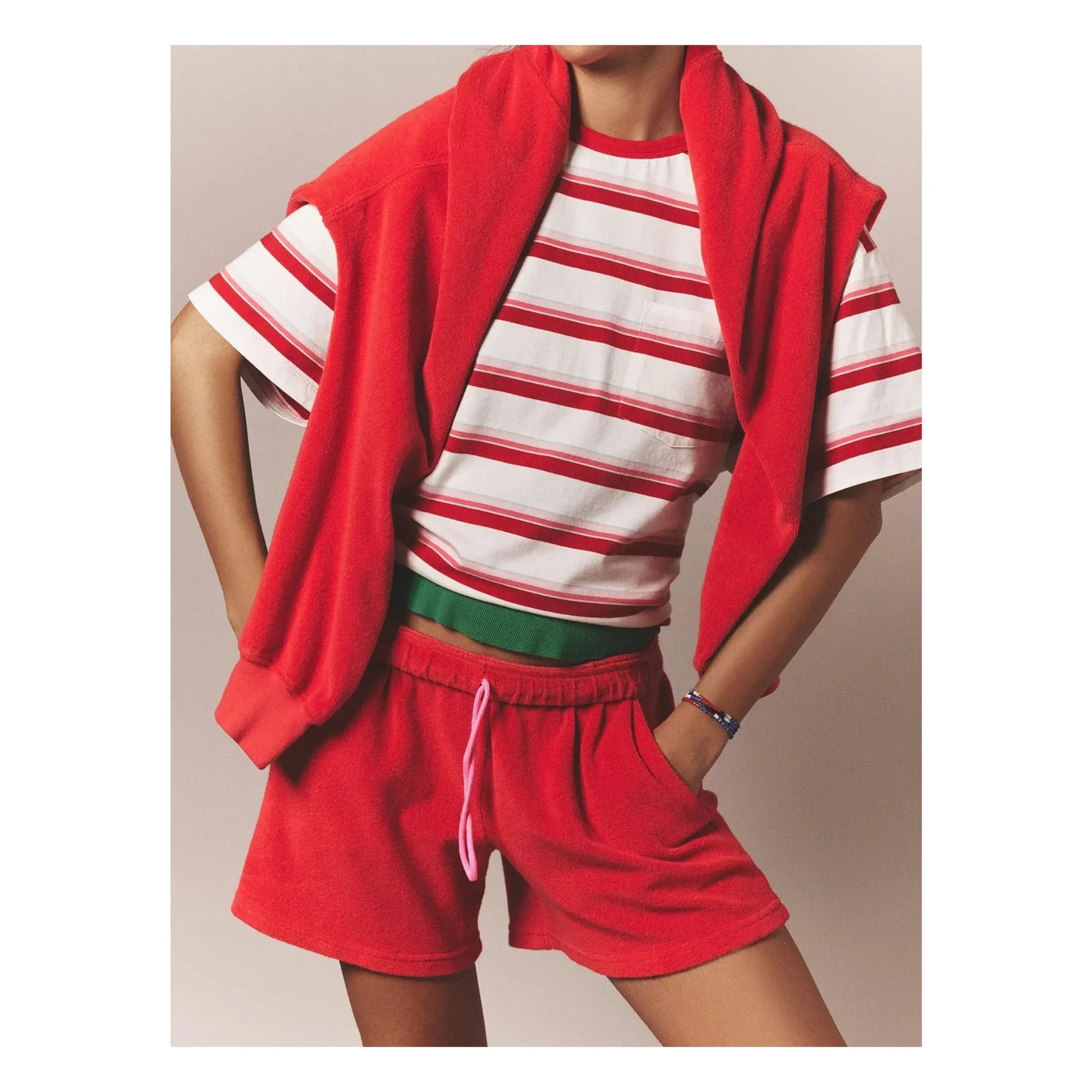 Xirena - Shayden Towelling Shorts | Red