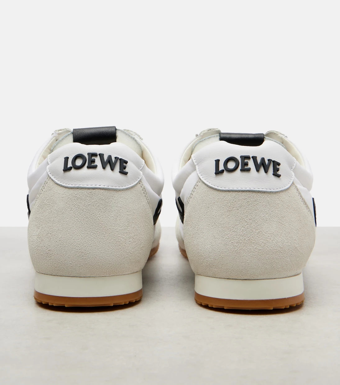 Loewe - Ballet Runner 2.0 suede-trimmed sneakers