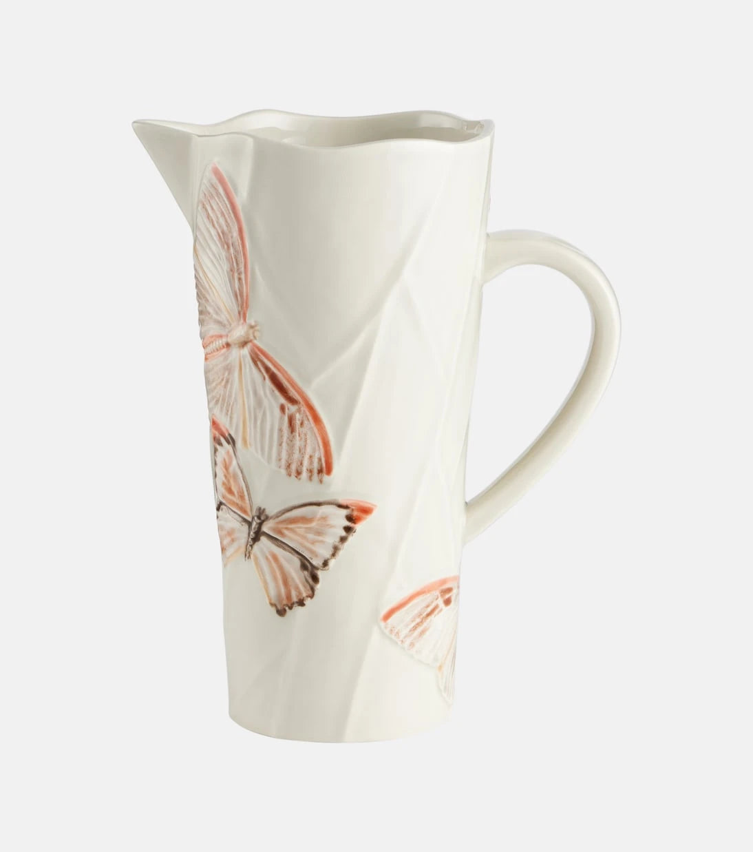 Bordallo Pinheiro - Cloudy Butterflies pitcher by Claudia Schiffer