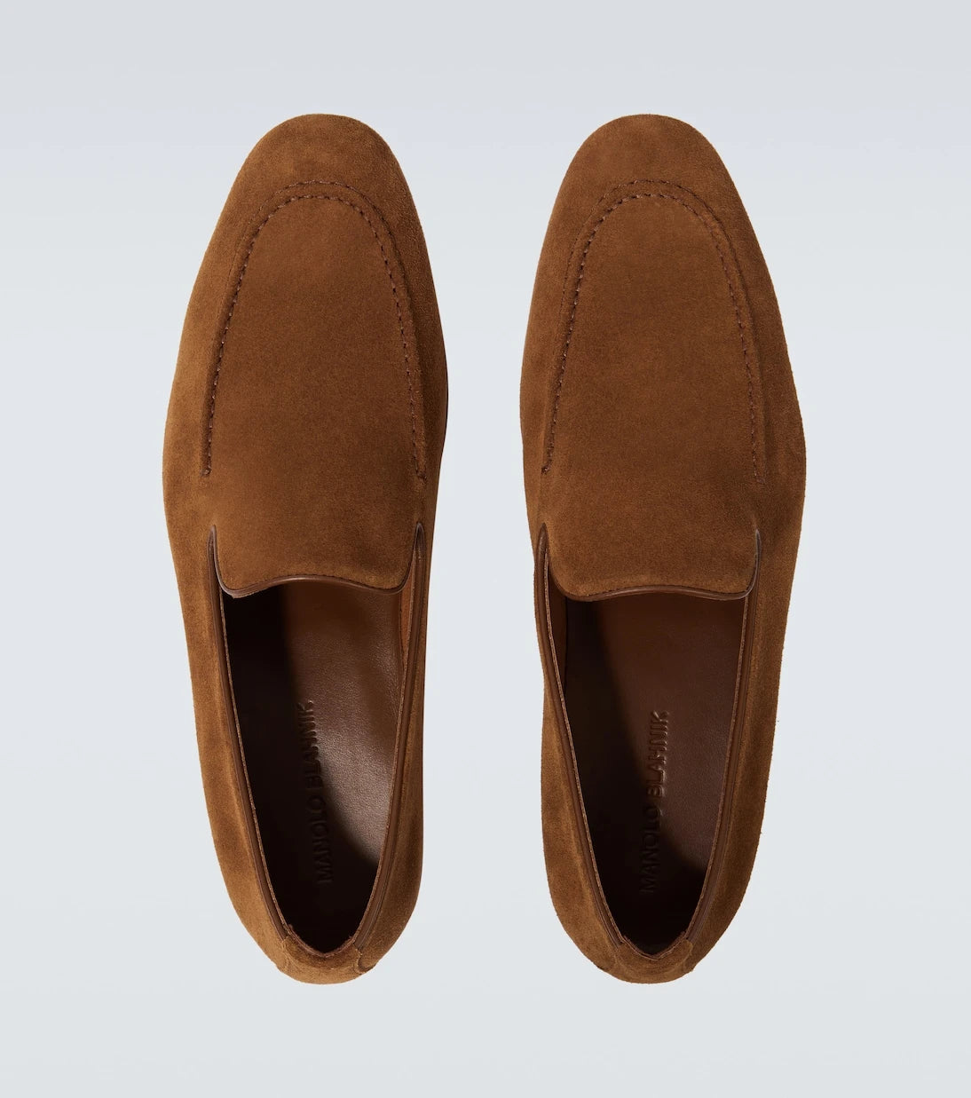 Manolo Blahnik - Truro suede loafers