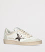 Golden Goose Beige Leather Ball Star Sneakers