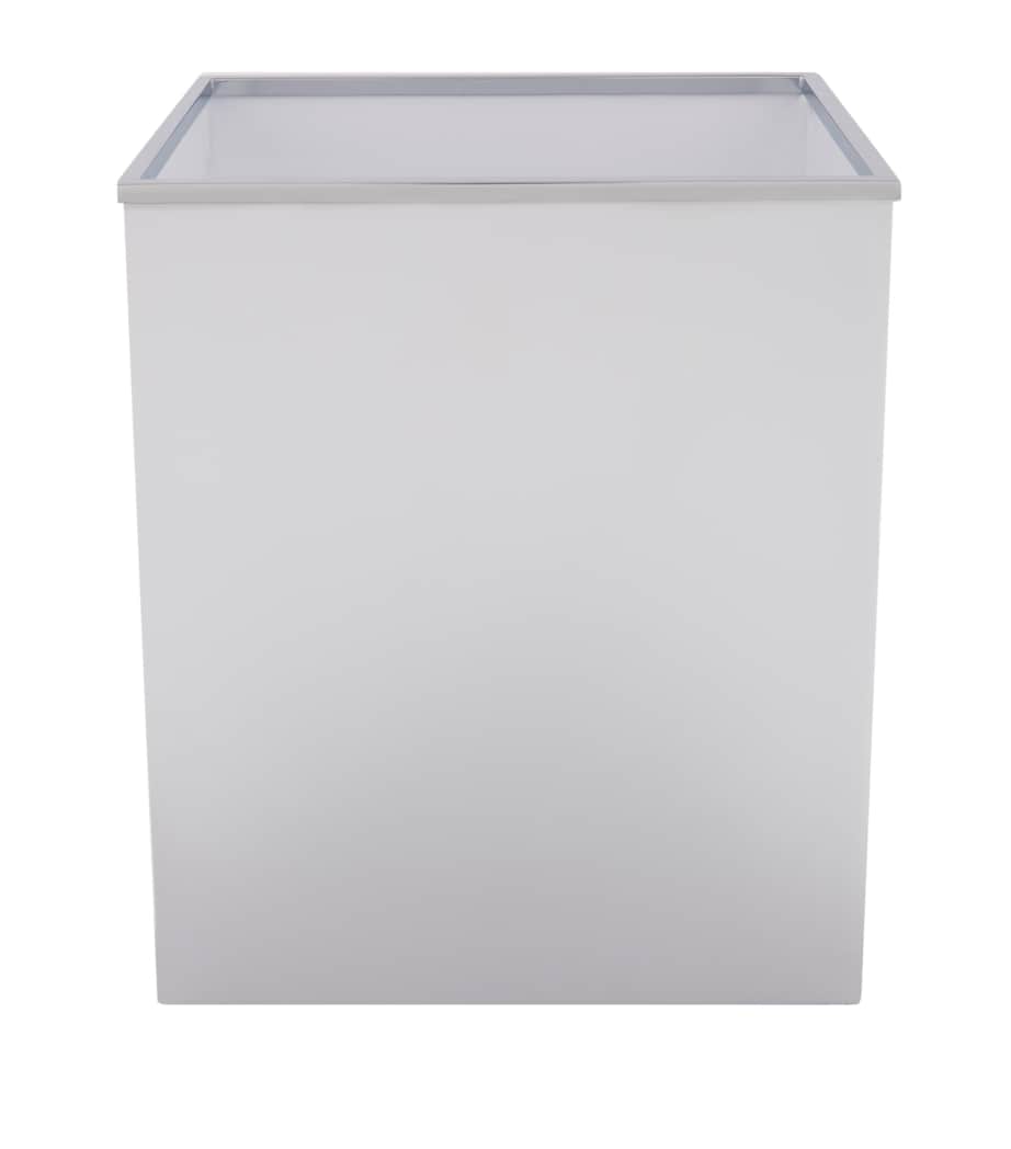 Square Chrome Bin