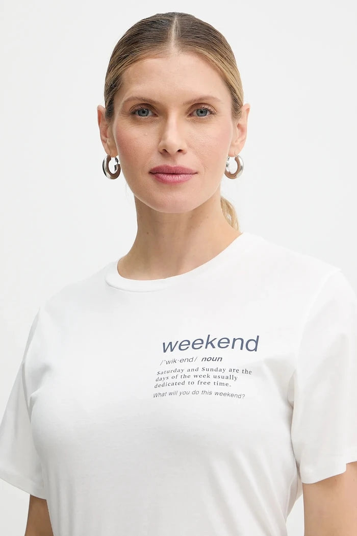 Памучна тениска Weekend Max Mara TENUE