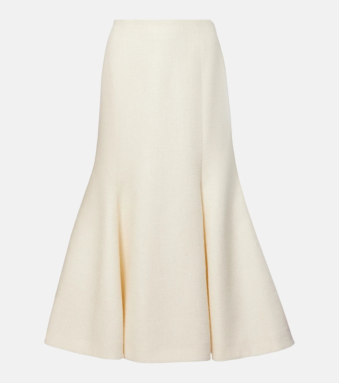Gabriela Hearst - Patterson silk and wool midi skirt