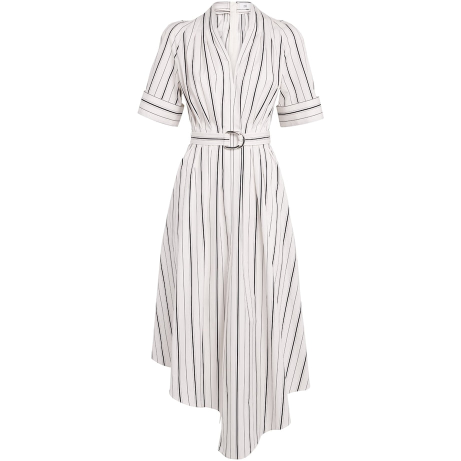 Belted Nansi Midi Dress IVRYB IVORY/BLACK
