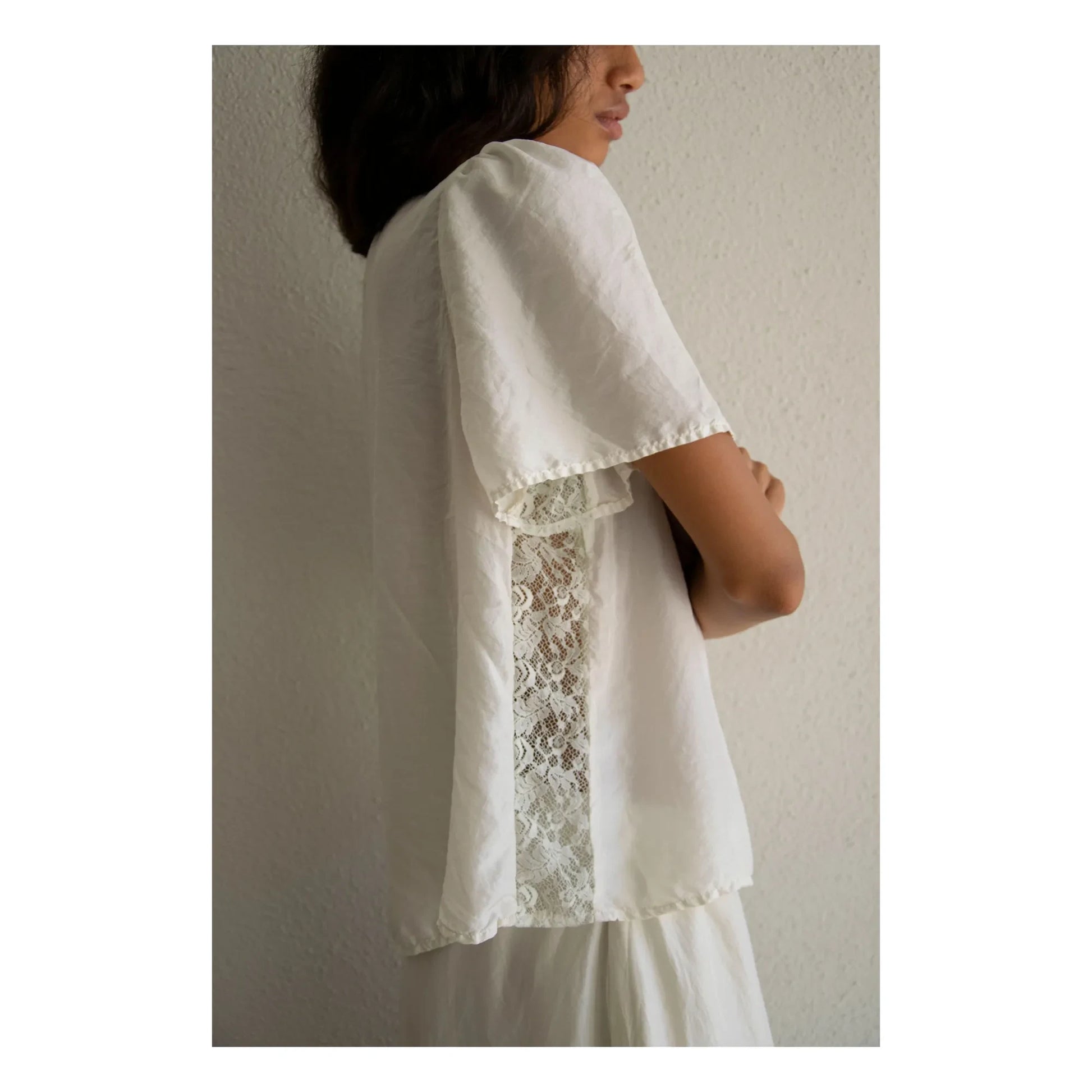 THEAVANT - Top La Fille Dentelle | White