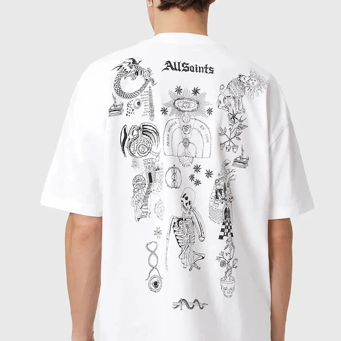 Памучна тениска AllSaints TERRA