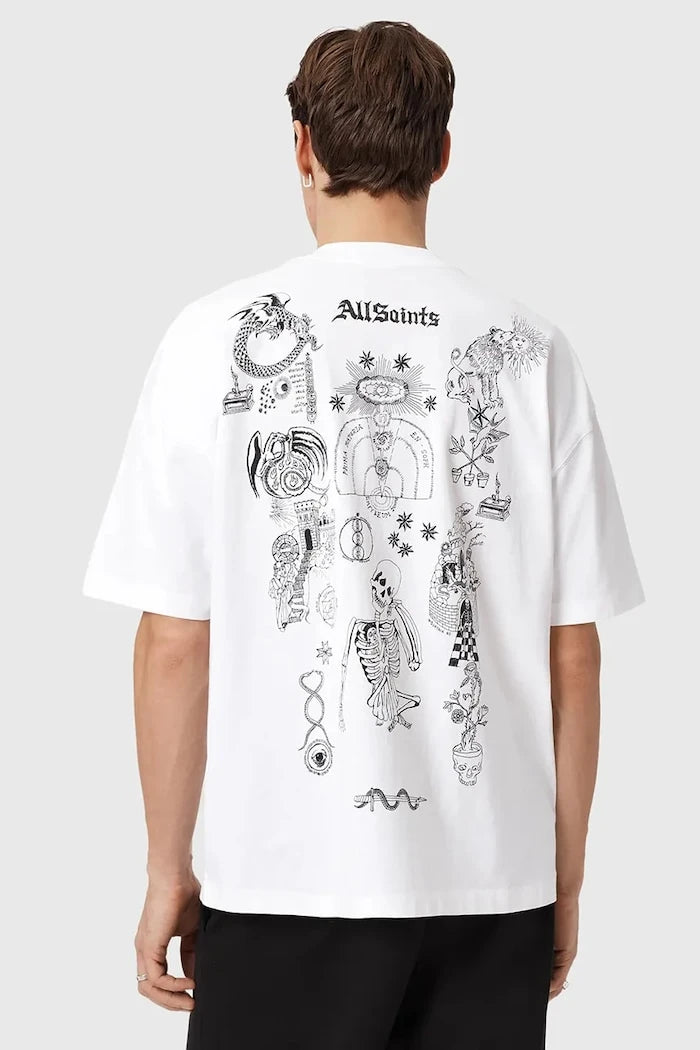 Памучна тениска AllSaints TERRA