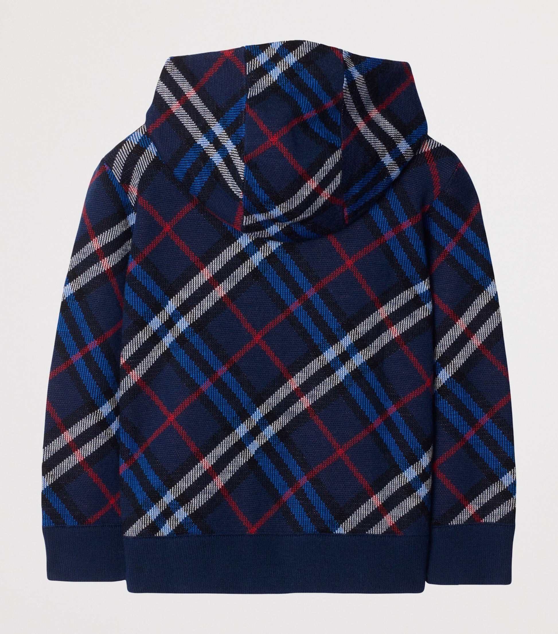 Burberry Kids Wool Check Zip-Up Hoodie (3-12 Years)