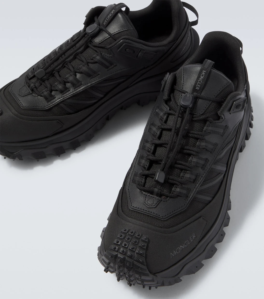 Moncler - Trailgrip GTX leather-trimmed sneakers