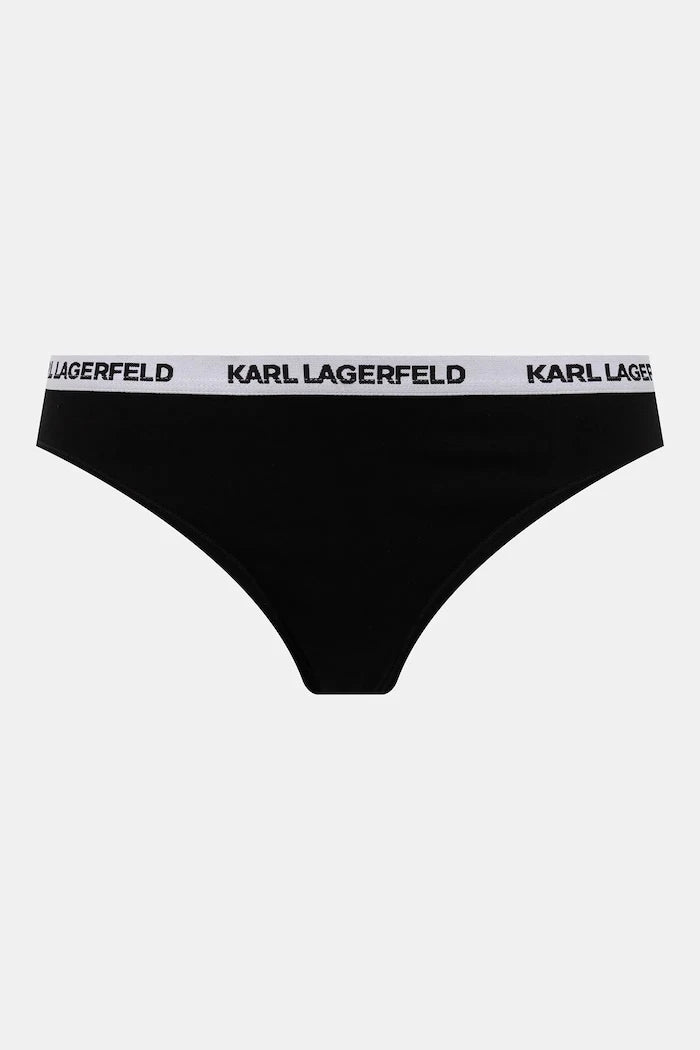 Karl Lagerfeld kadın pamuklu tanga 3'lü set