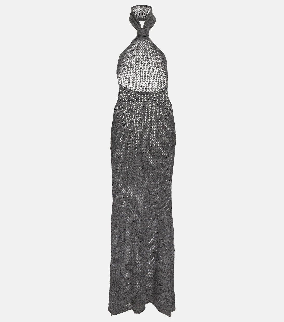 Ann Demeulemeester - Halterneck alpaca-blend maxi dress