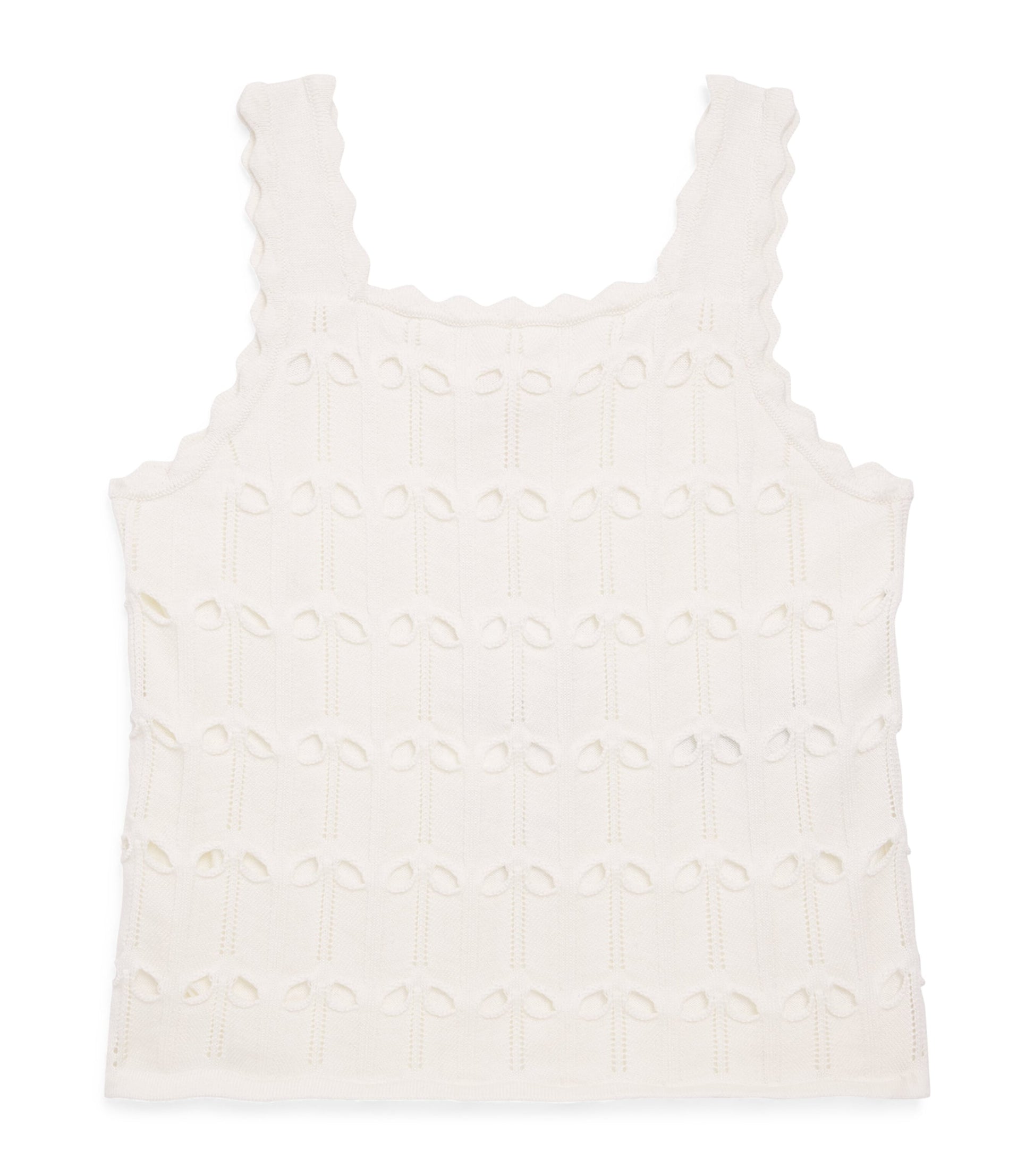 Zimmermann Kids Wool-Cotton Knitted Vest (1-12 Years)