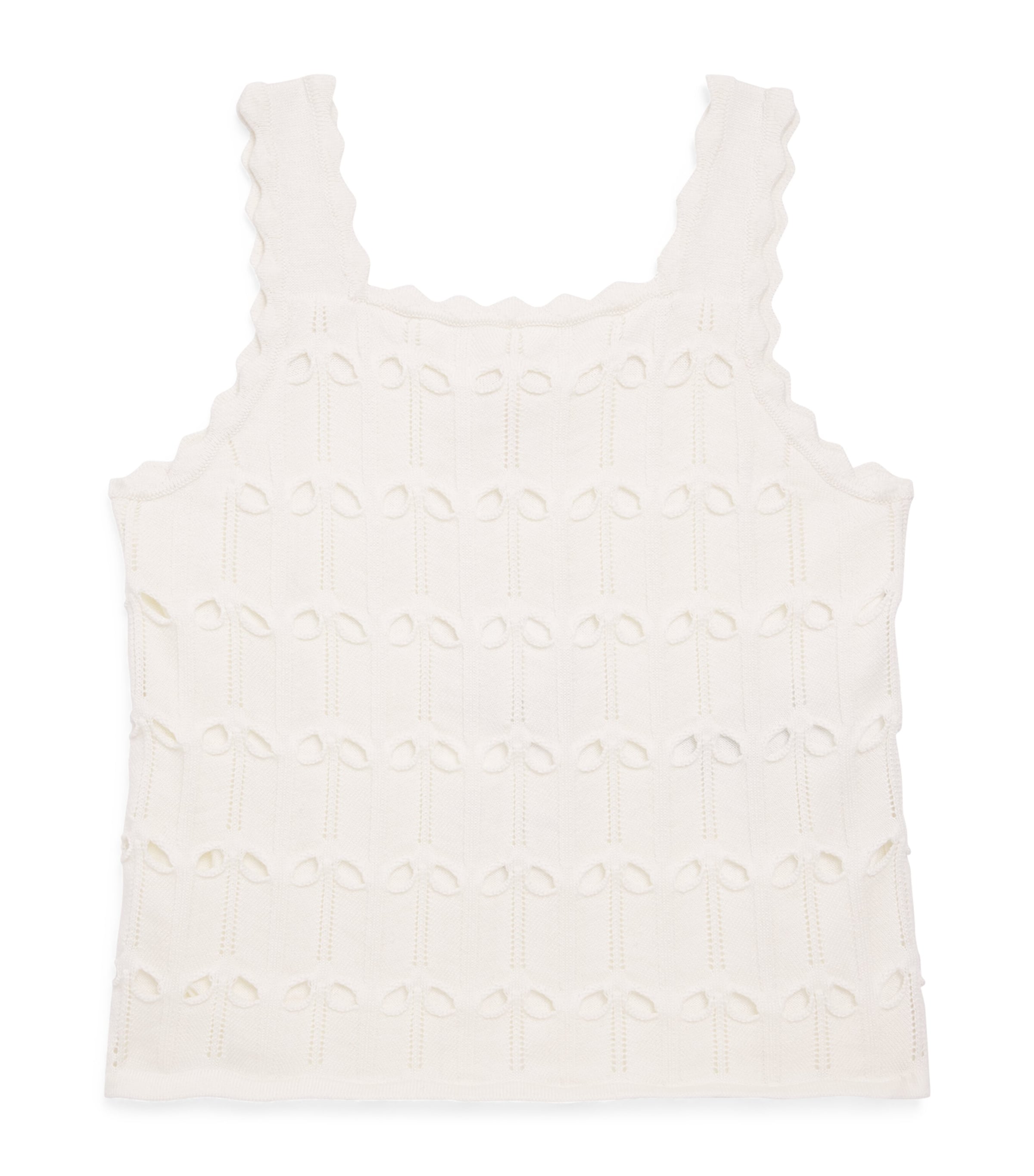 Zimmermann Kids Wool-Cotton Knitted Vest (1-12 Years)