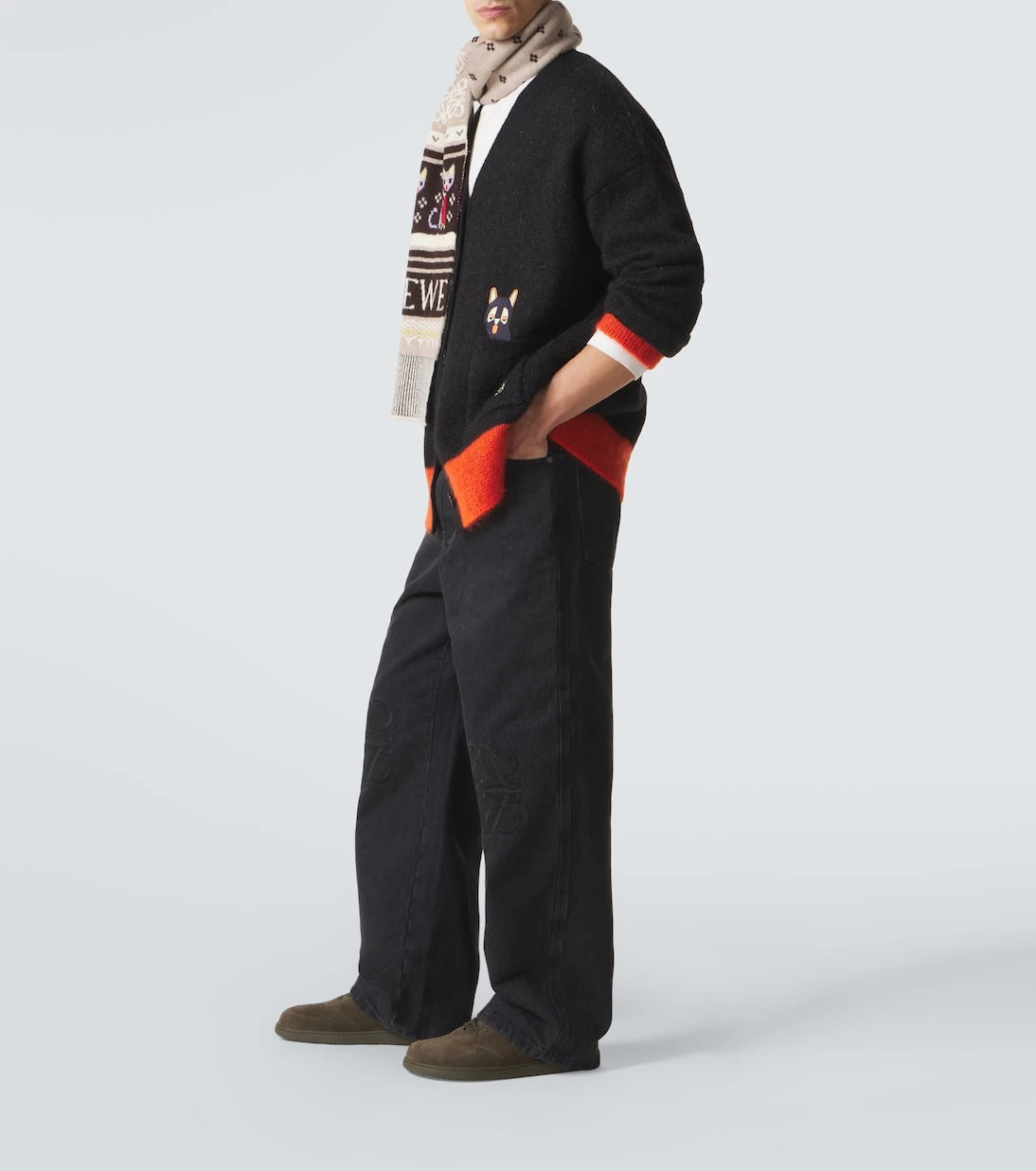 Loewe - Jambo suede sneakers