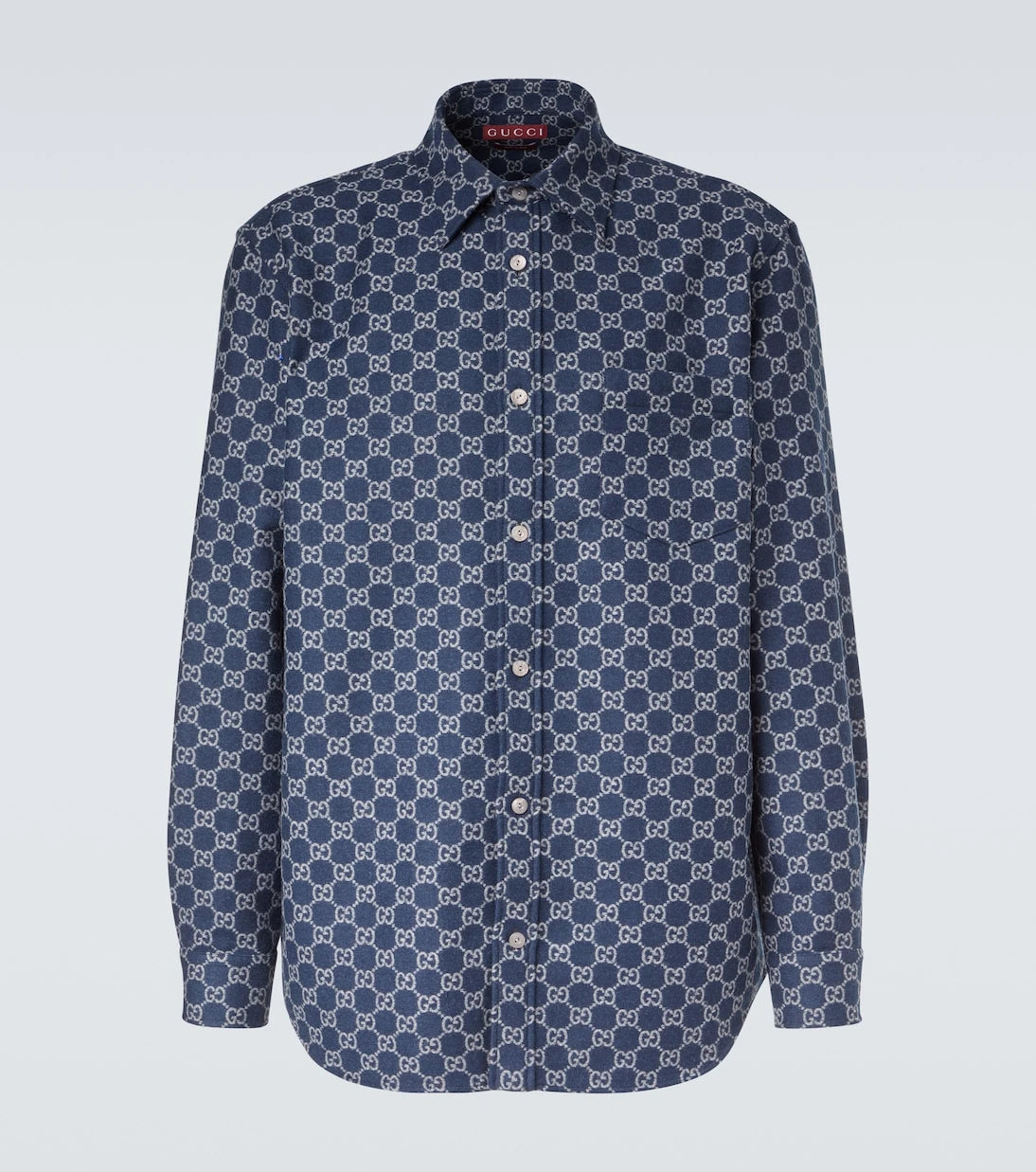 Gucci - GG wool jacquard shirt