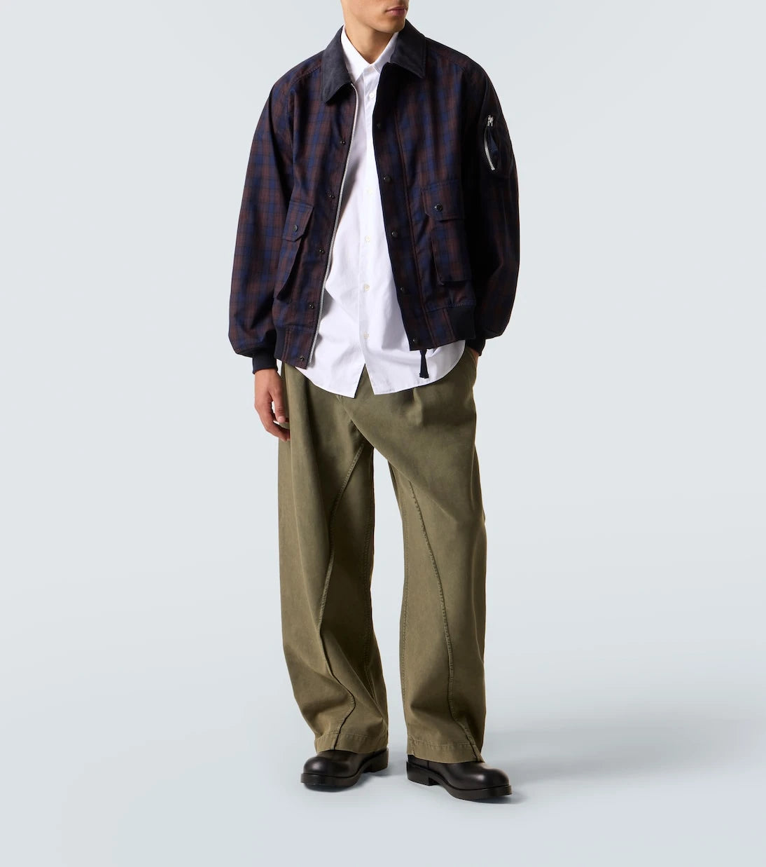 Comme des Garçons Homme - بلوزون قطني كاروهات