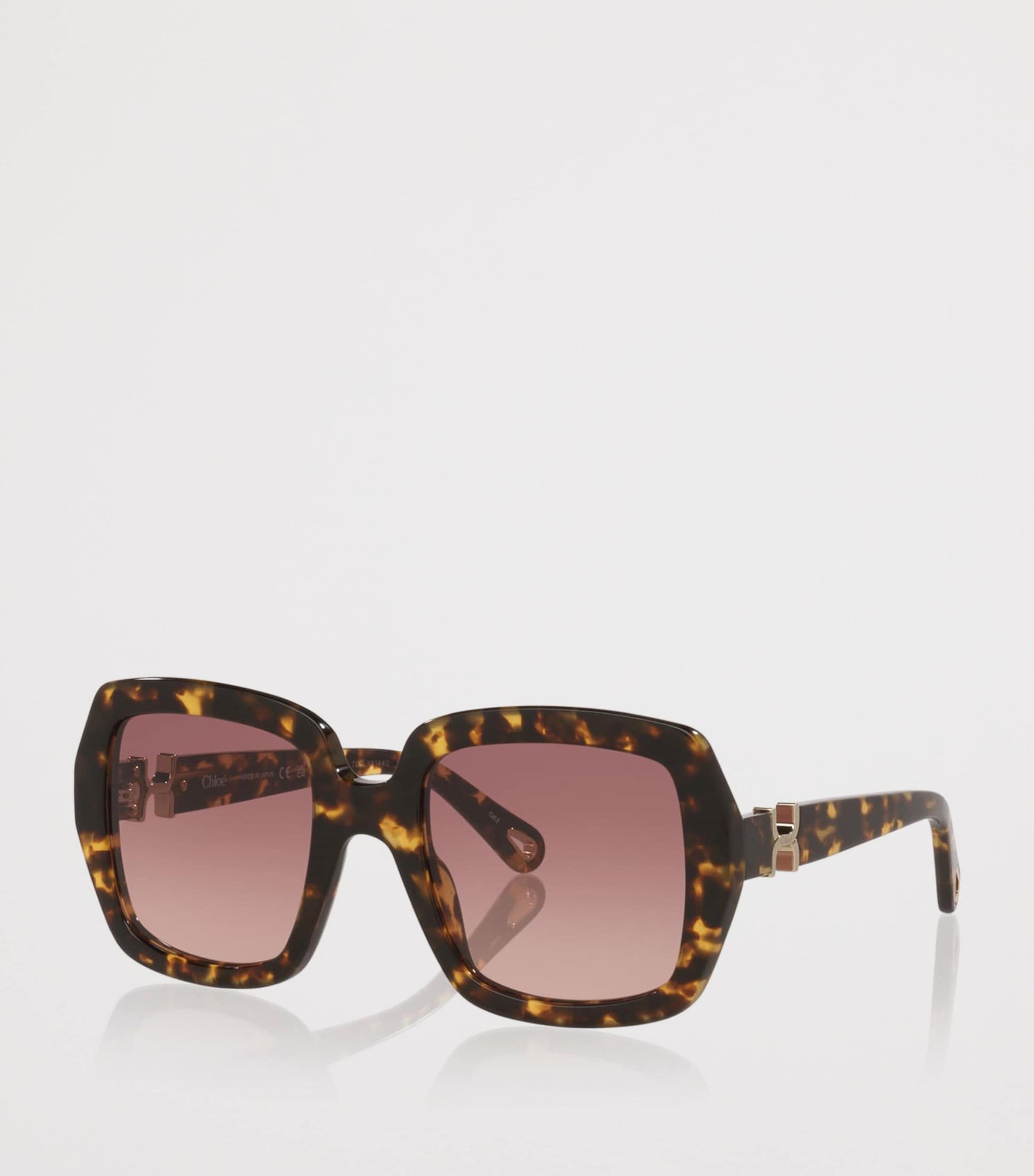 Brown CH0301S Rectangle Sunglasses