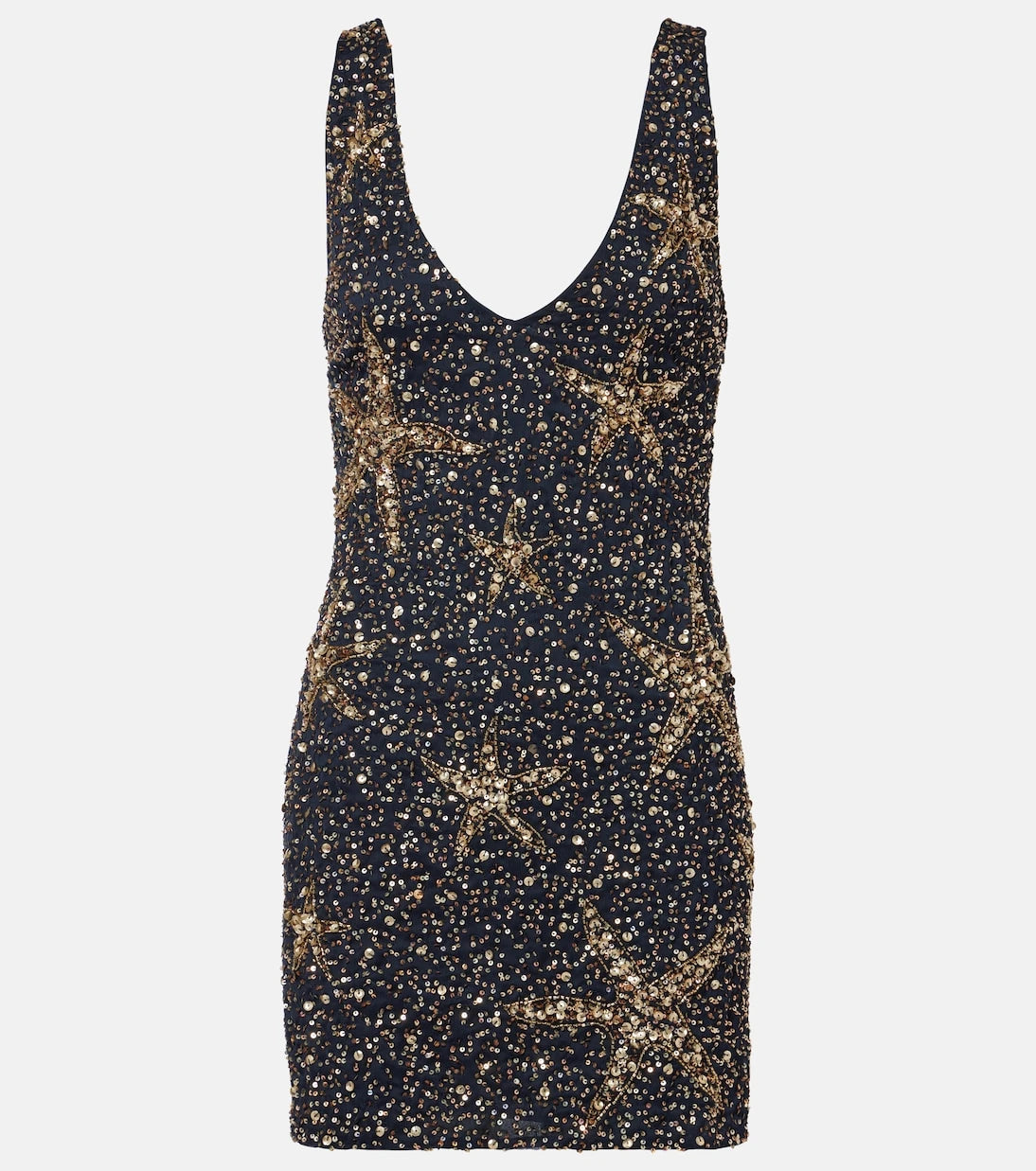 Rixo - Star Fish payetli mini elbise