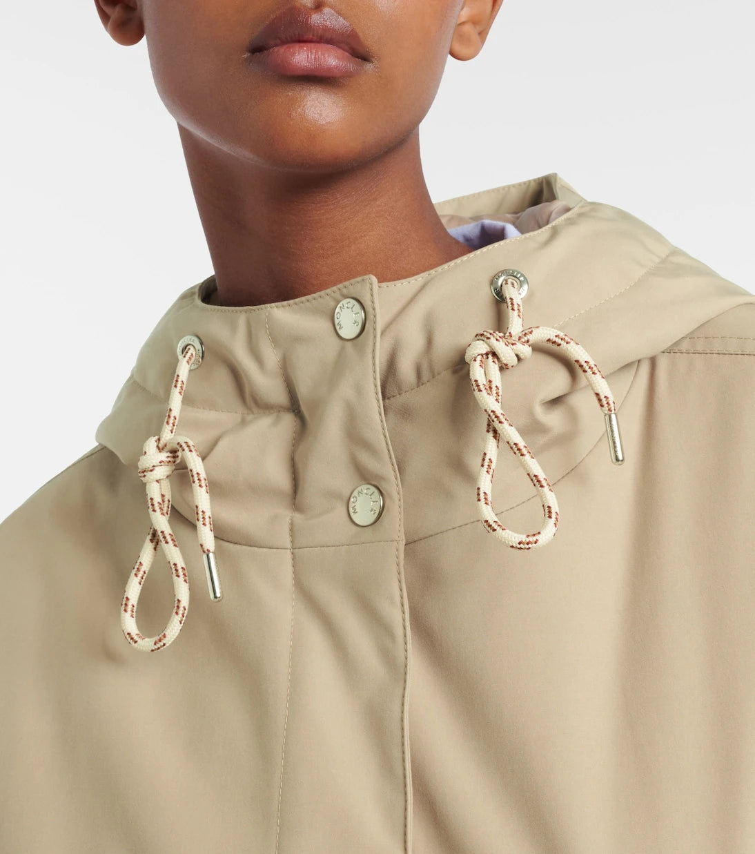 Moncler - Eucalyptus cropped down jacket