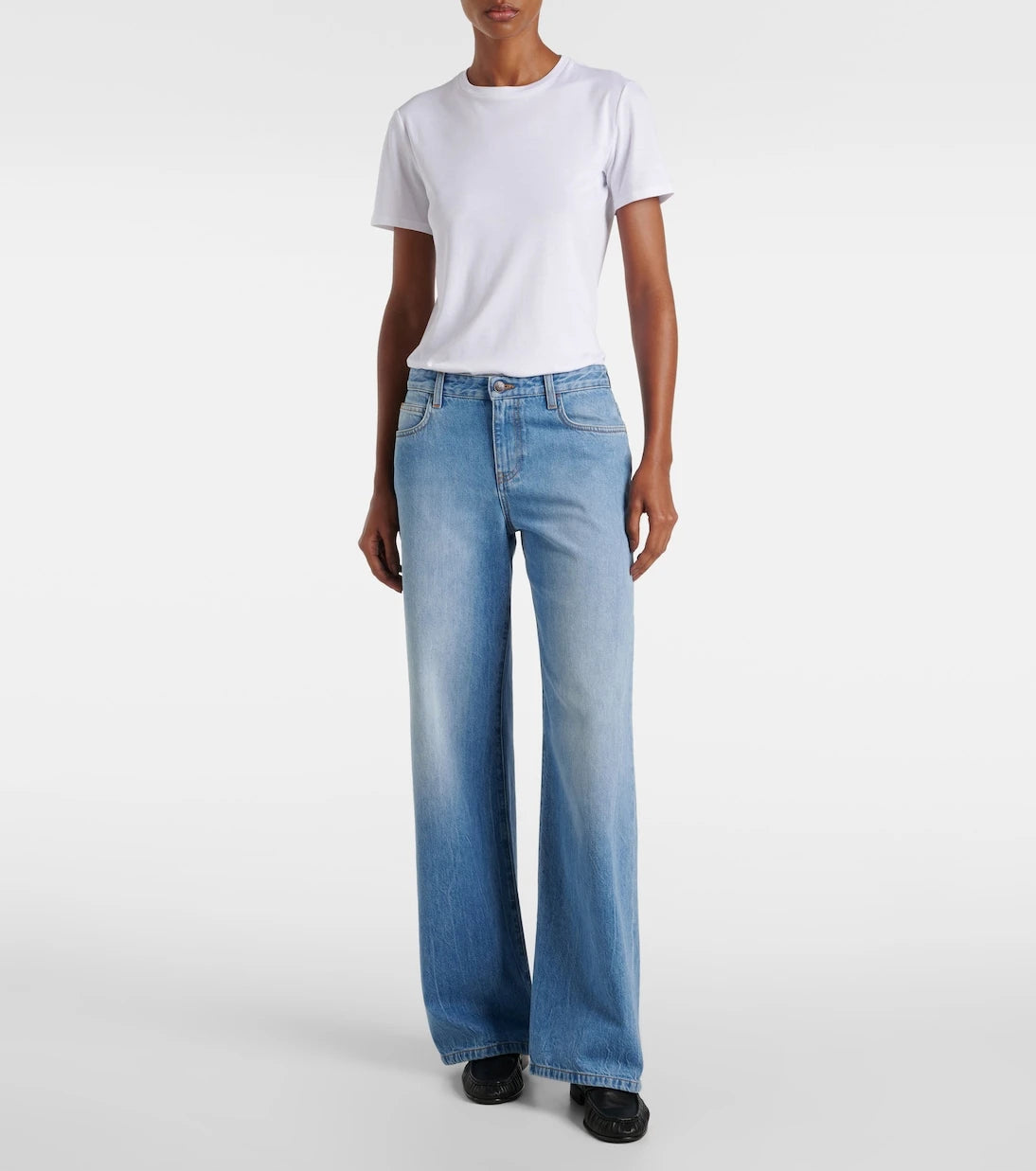 The Row - Eglitta mid-rise wide-leg jeans