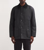 Barbour Navy Waxed Ashby Jacket