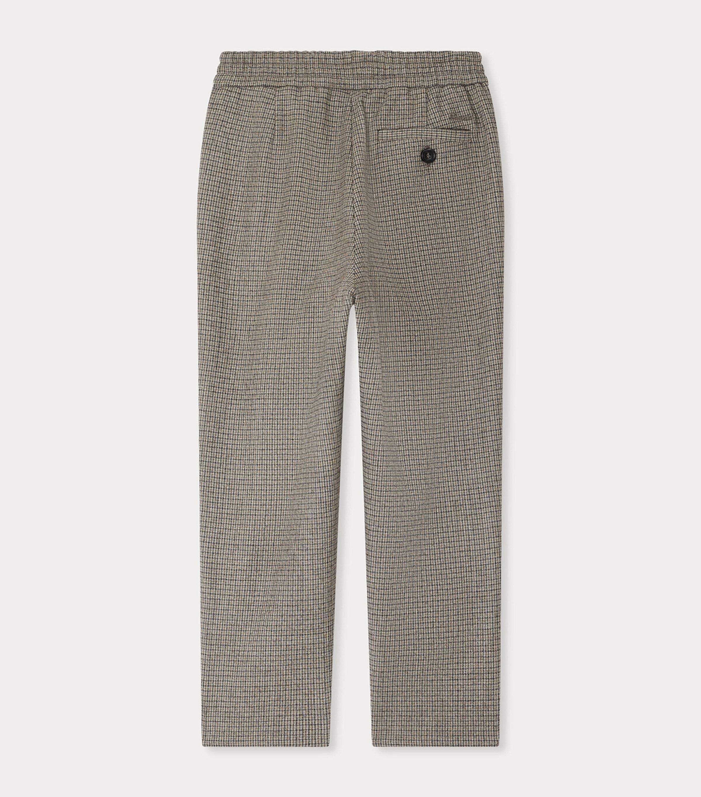 Wool-Blend Check Jones Trousers (10-14 Years)