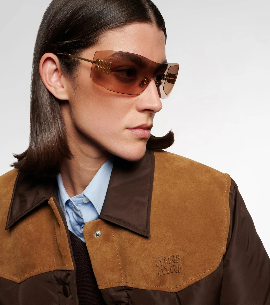Miu Miu - Aube shield sunglasses