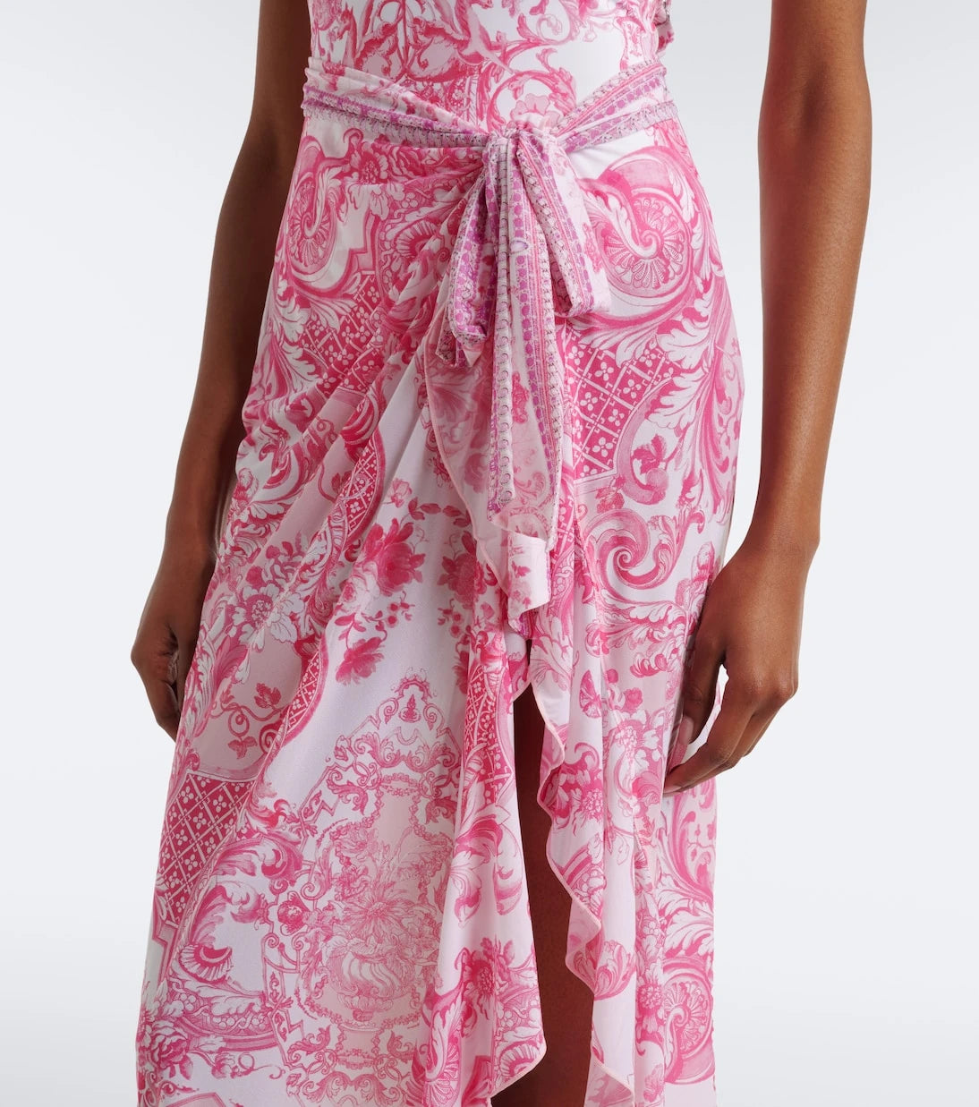 Camilla - Printed jersey beach cover-up