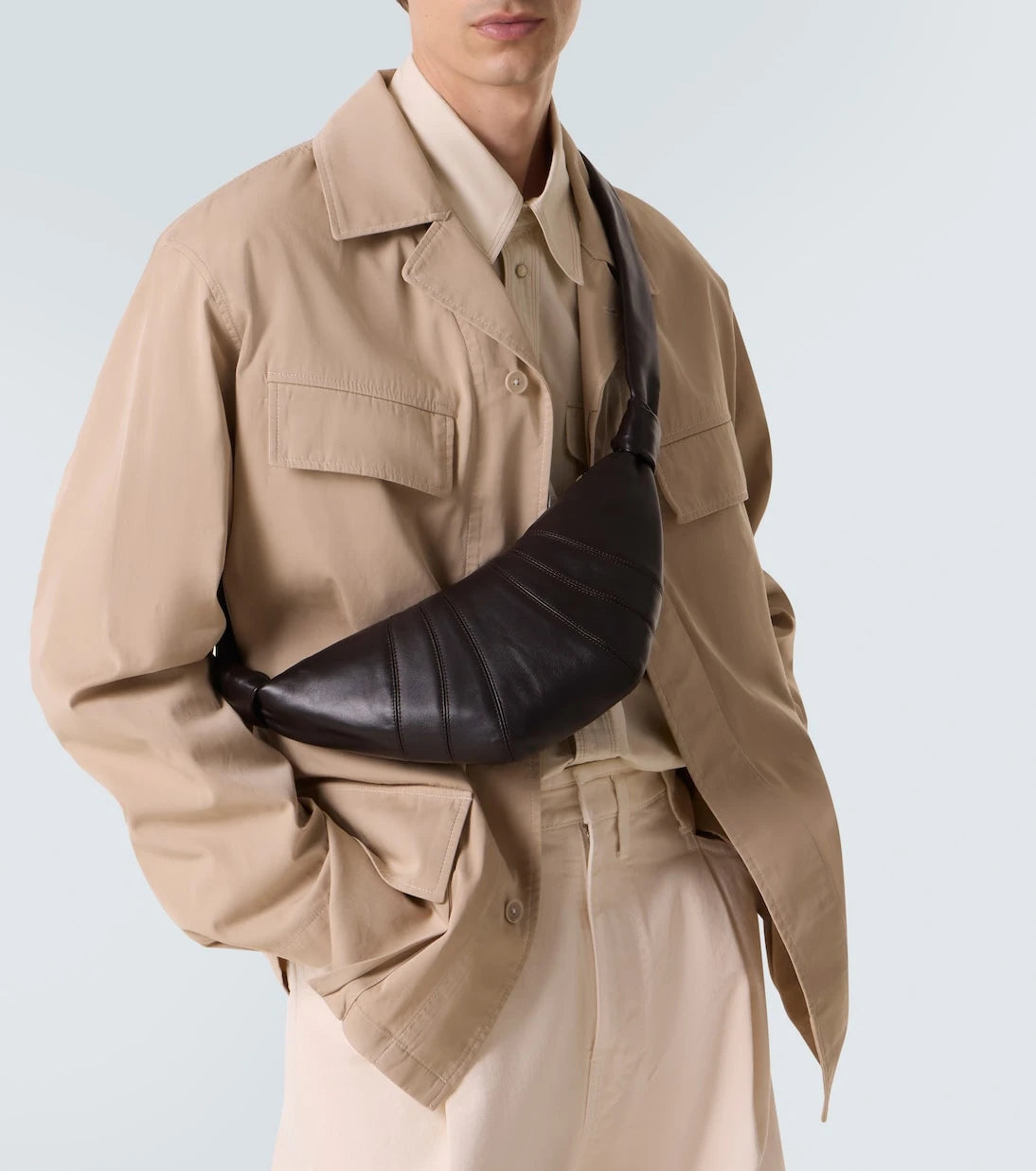 Lemaire - Croissant Small leather shoulder bag