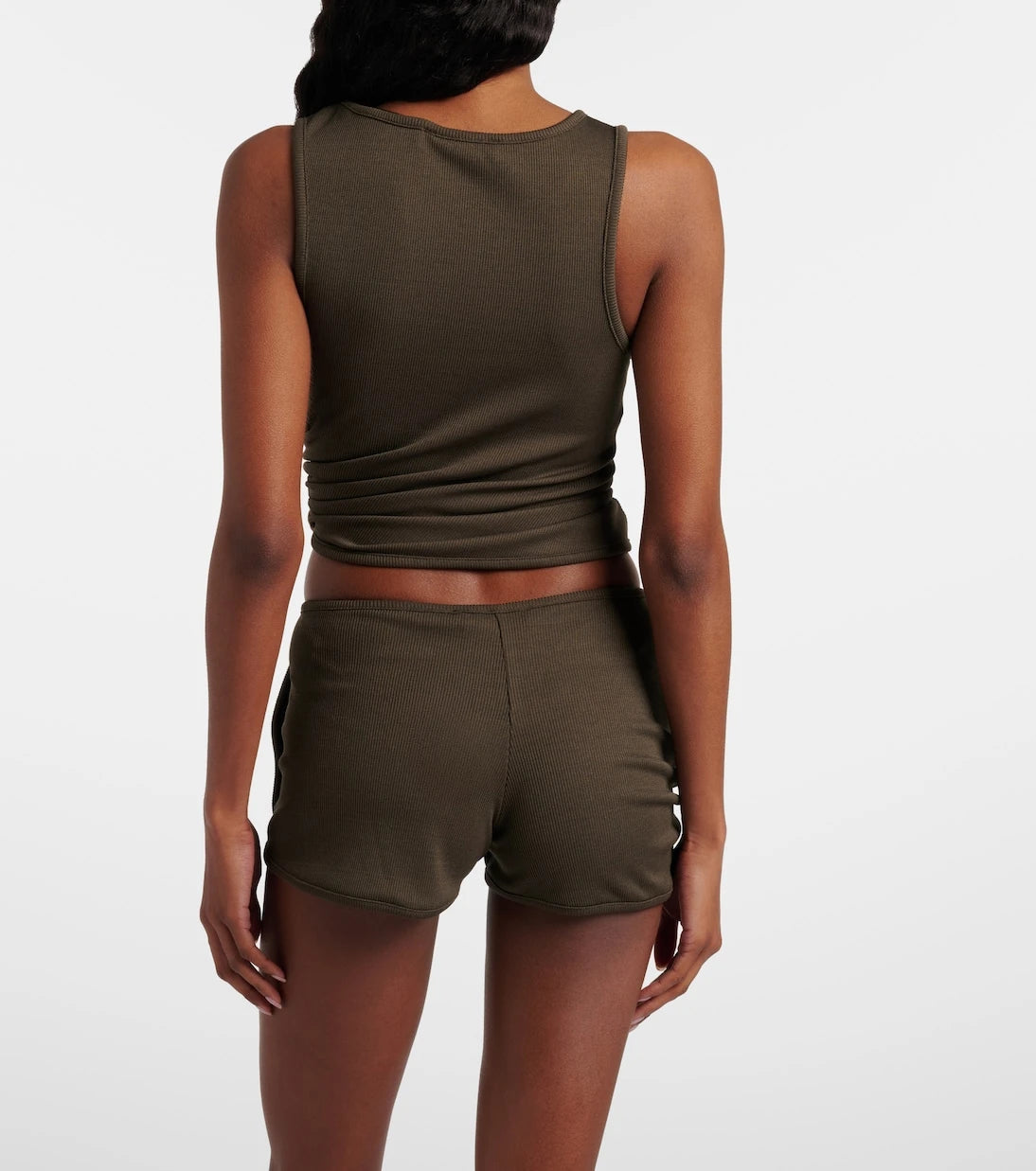 Christopher Esber - Droplet Crystal embellished ruched shorts