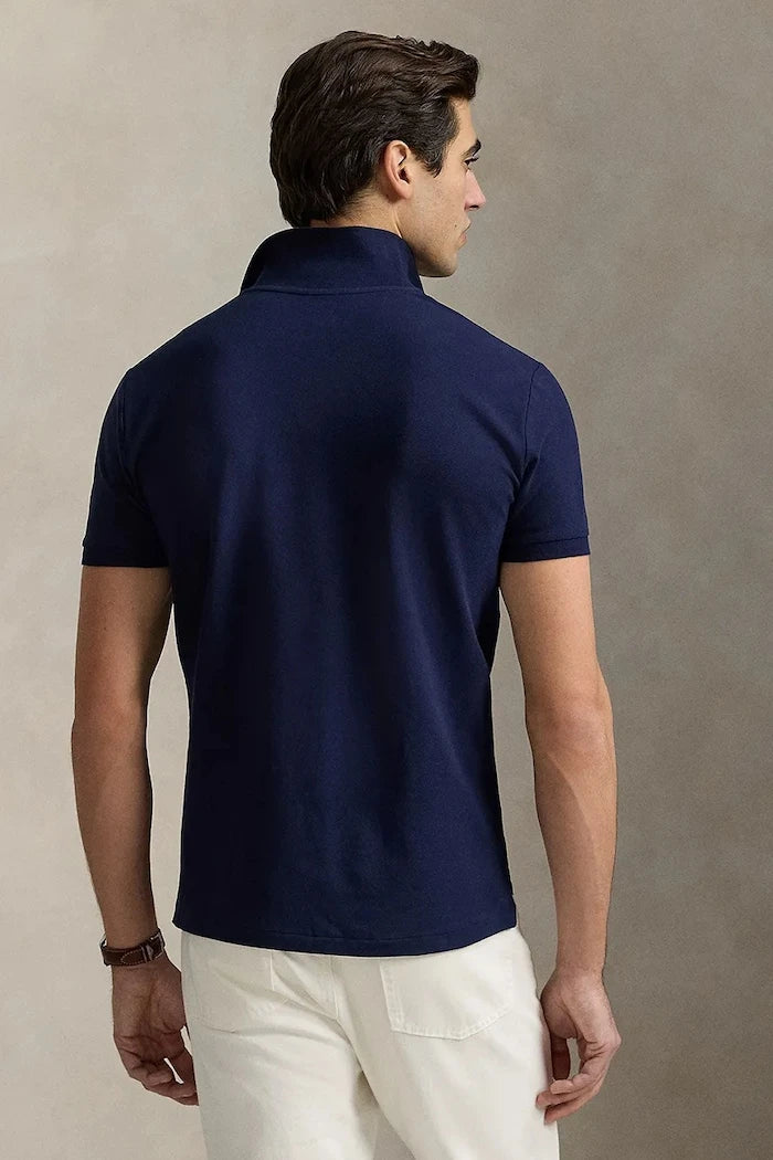 Памучна тениска с яка Polo Ralph Lauren