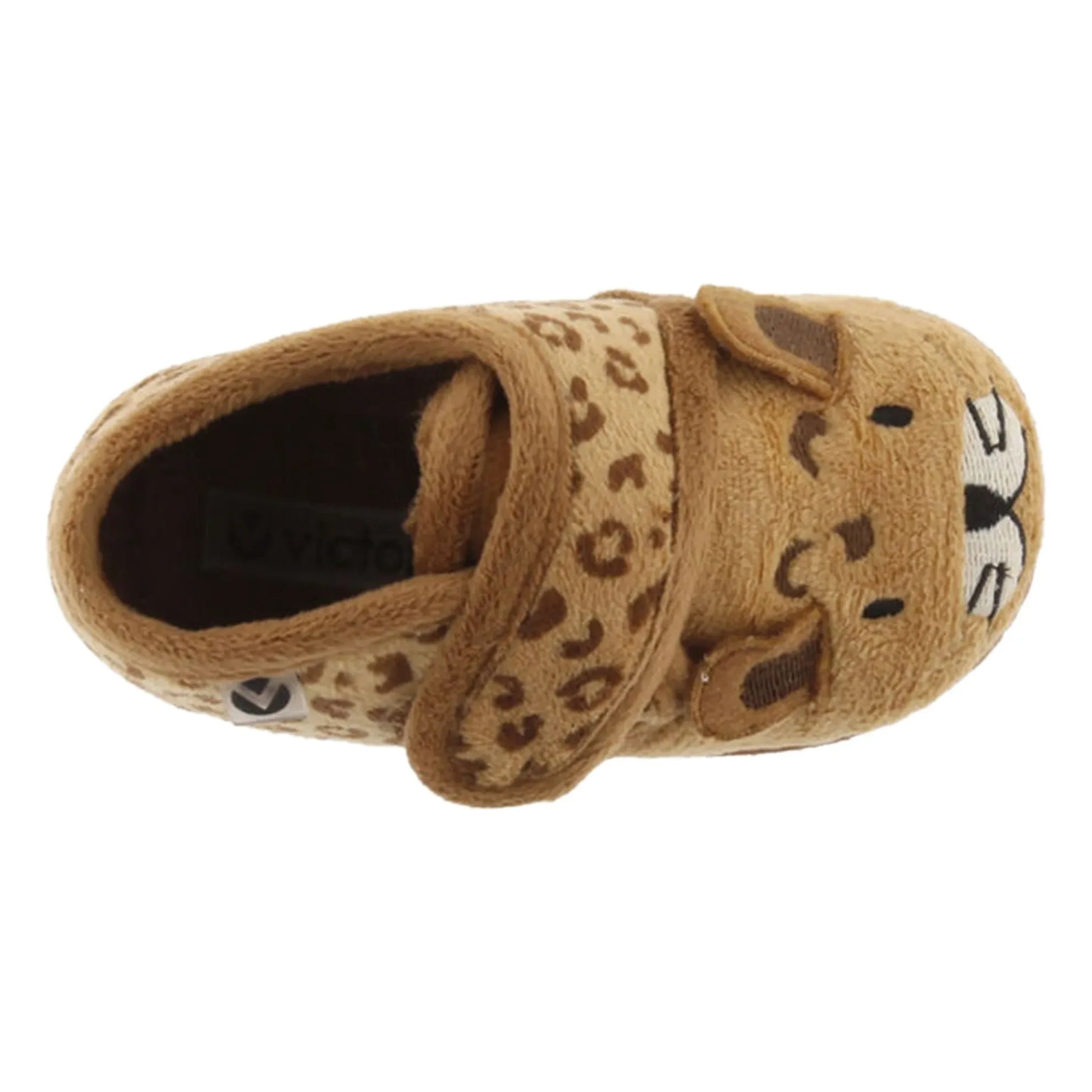 Victoria - Ojalá Leopard Slippers | Camel