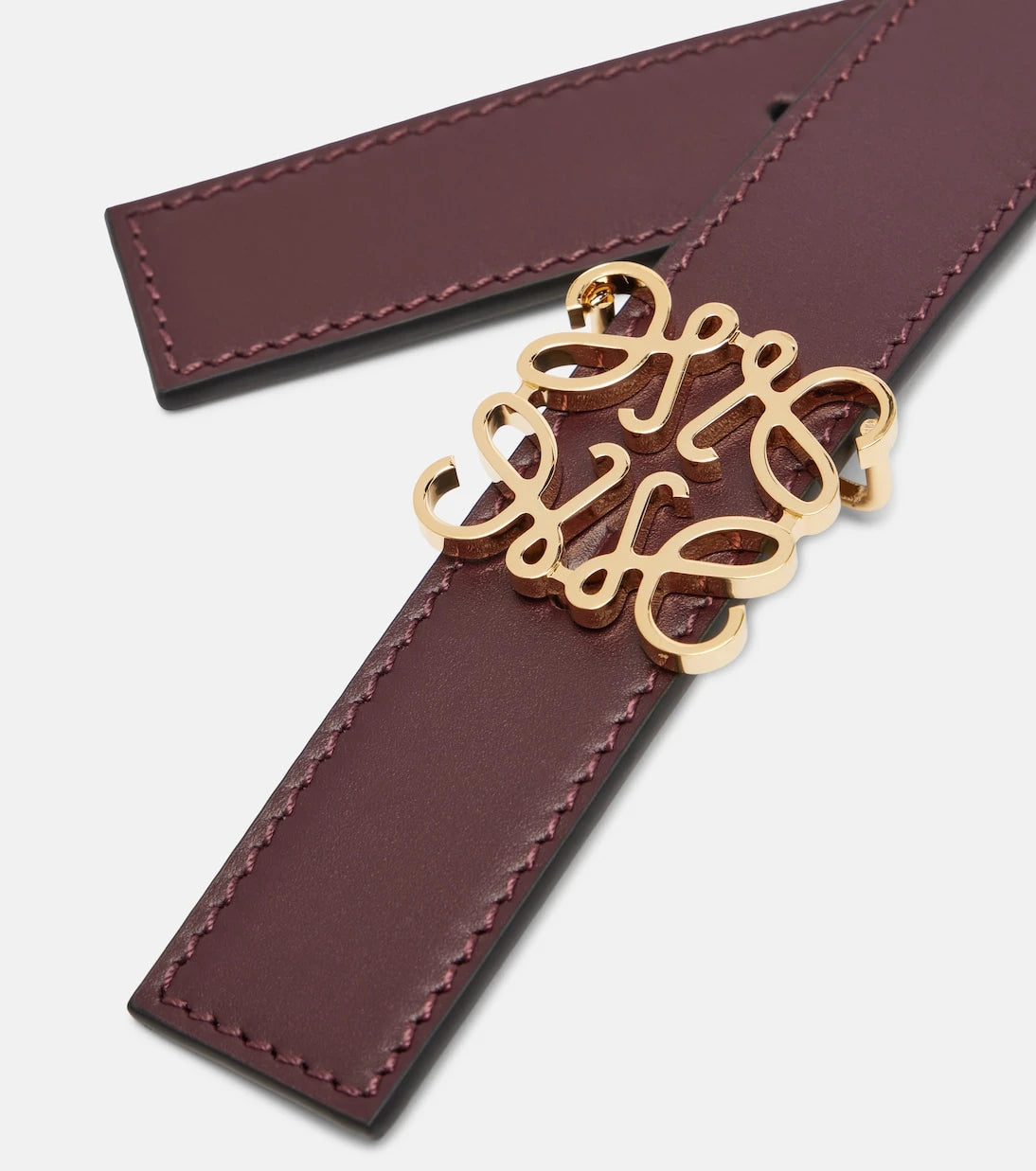 Loewe - Anagram leather belt