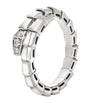 White Gold and Diamond Serpenti Viper Ring