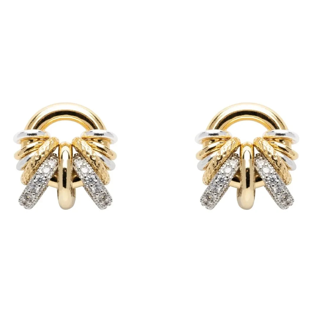 Sigal - Earrings Donut Baby Shiny | Gold/Silver