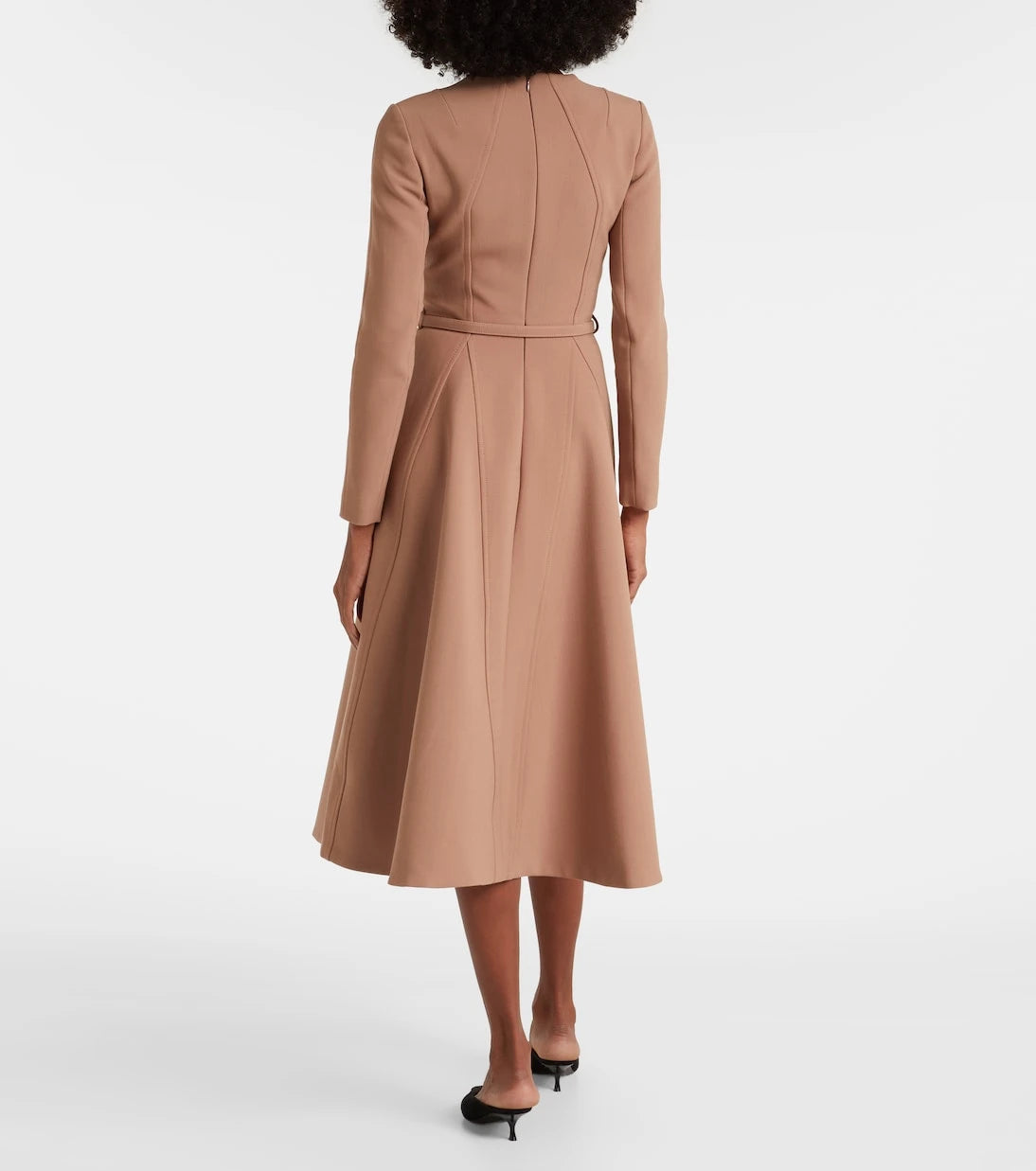 Emilia Wickstead - Ucellina belted paneled midi dress