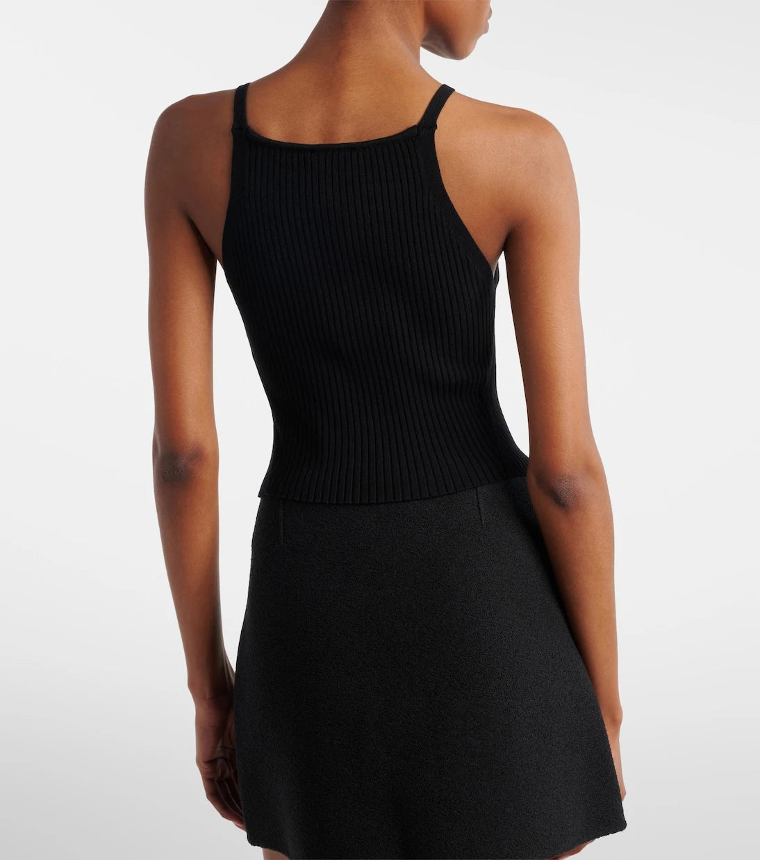 Courrèges - Ribbed-knit tank top