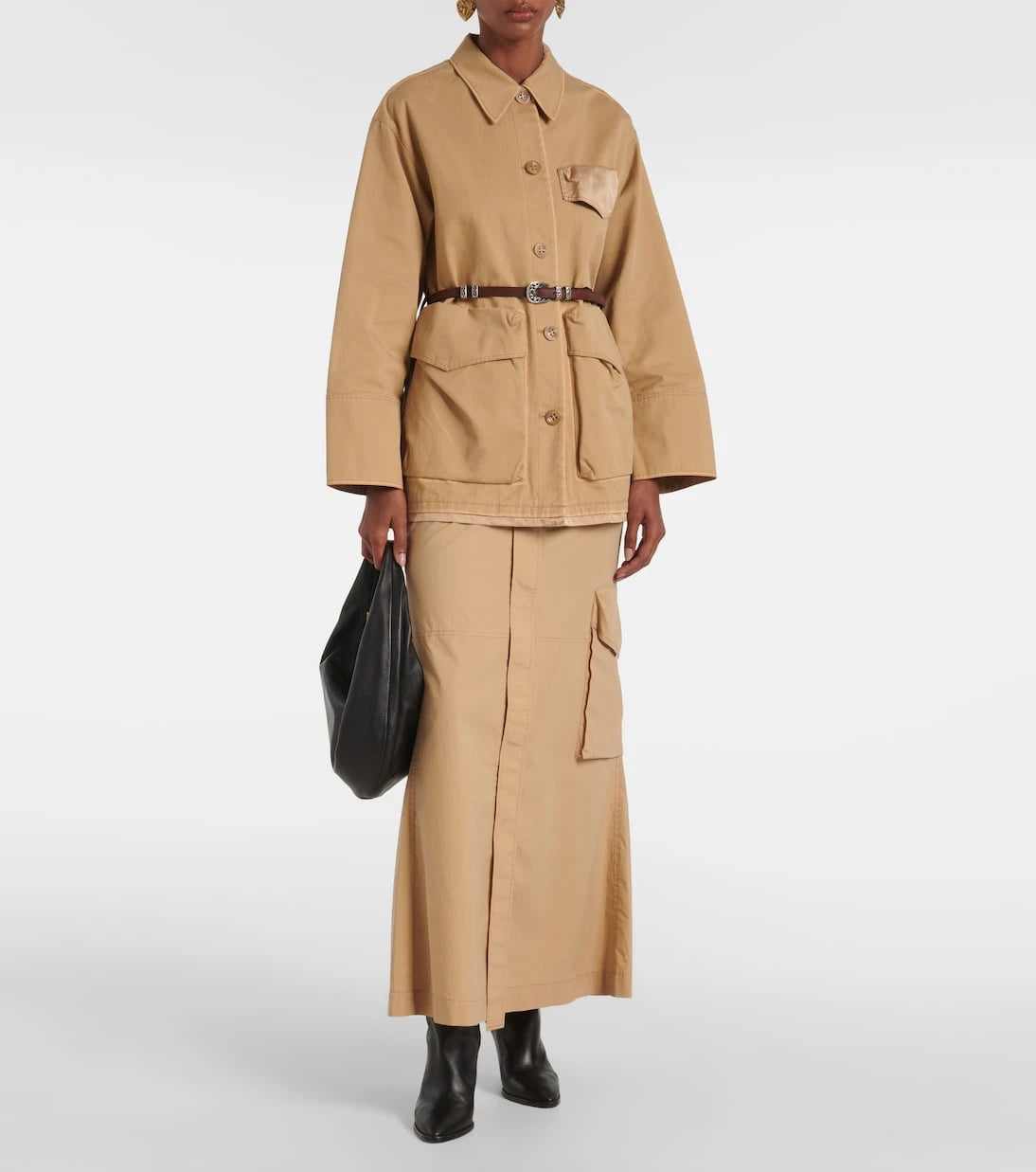 Dorothee Schumacher - Perfect Match belted cotton jacket