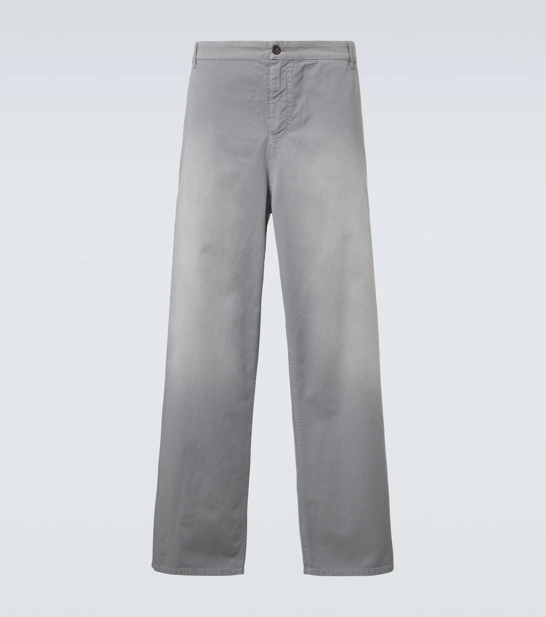 Miu Miu - Cotton twill wide-leg pants