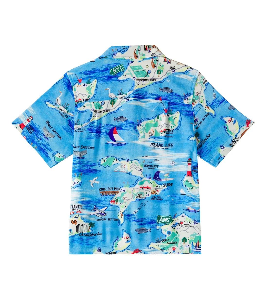 Scotch & Soda Kids - قميص جيرسي مطبوع