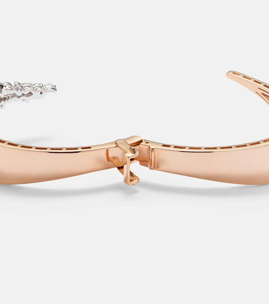 Yeprem - 18kt rose and white gold bracelet with diamonds