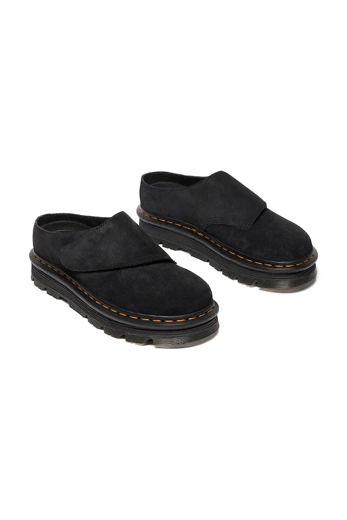 Велурени чехли Dr. Martens ZebZag AnyWair Mule