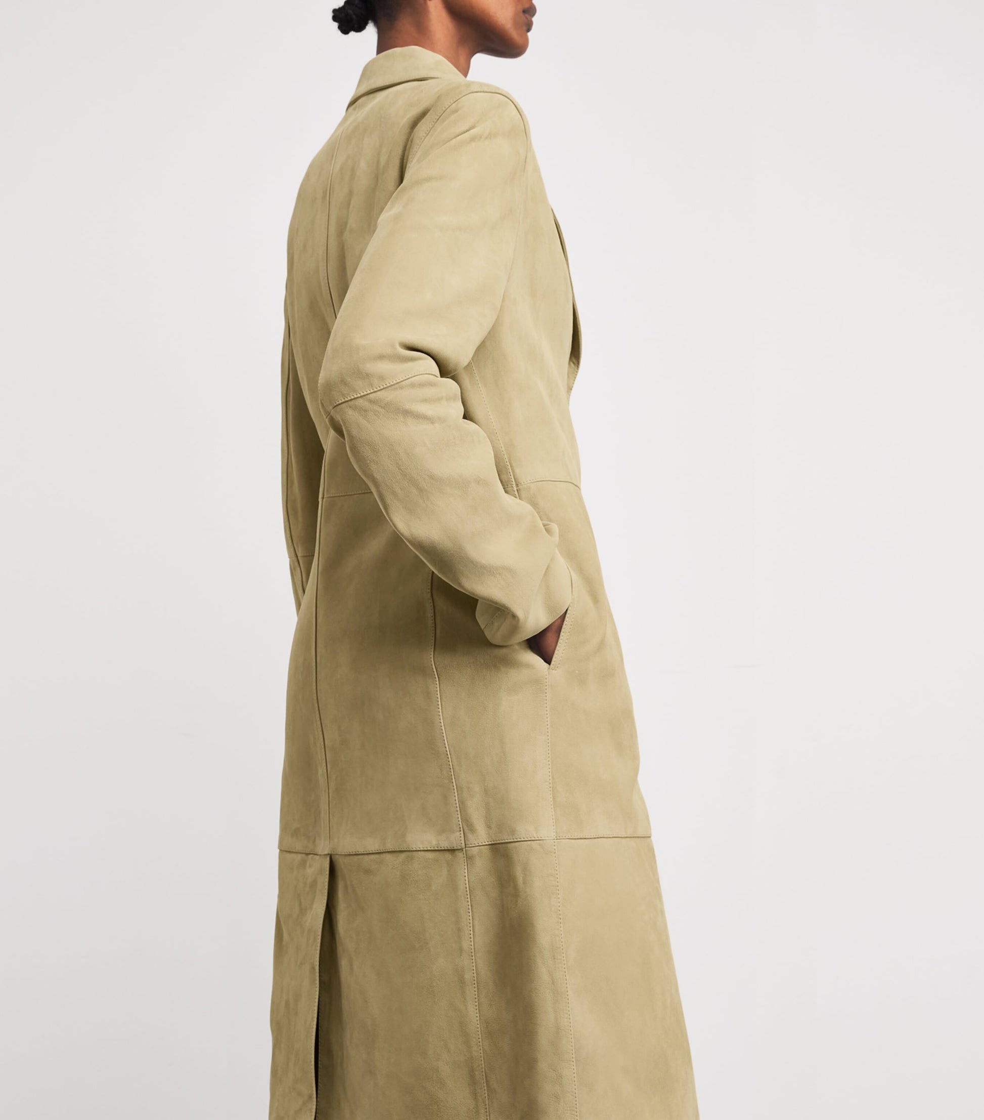 Suede Cinched Coat DESERT 272